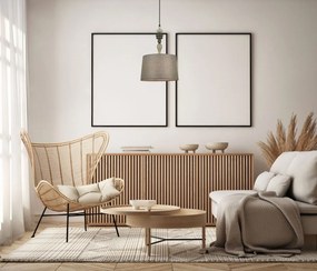 Italux klasszikus boho függeszték nerom matt fekete lazac színű itxpnd-22374a-bk