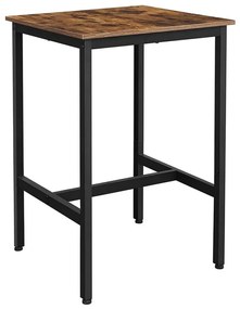 BARTIS bárasztal barna/fekete