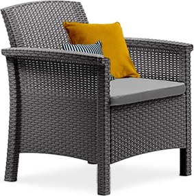 Venus műanyag kerti szék grafit