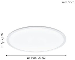 Eglo 98209 - SARSINA-A LED 30W 230V stropní stmívatelné svítidlo + DO