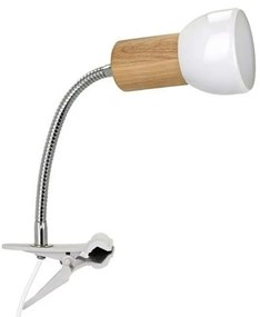 Spot-Light 2224174WF - SVENDA klip lámpa 1xE27/60W/230V