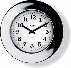 Alessi Momento Acél Falióra 40 cm Ezüst fényes