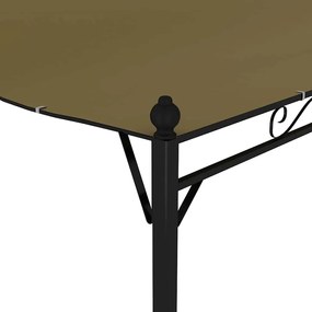 tópszínű napellenző 3 x 2,4 m 180 g/m²
