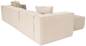 Sarokkanapé Lora (L1-O1-1R-POUFFE ) - Barackszín