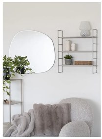 Világosszürke többszintes fém fali polc 48 cm Beja – House Nordic