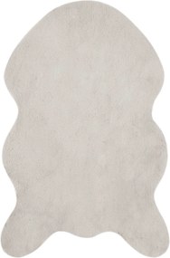 vidaXL Csúszásgátló Műnyúl Szőnyeg Olite Bézs 60 x 90 cm Poliészter
