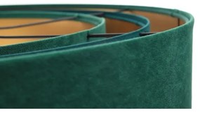 TRINITI lógcsillár 1xE27/60W/230V zöld/arany