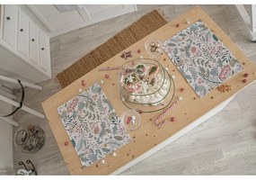 Karácsonyi szövet tányéralátét készlet 2 db-os 45x35 cm Pastel Christmas - Butter Kings