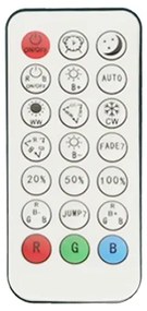 Brilagi - LED RGB fényerőszabályozható világítótest ULTRA SLIM LED/18W/230V átm. 30 cm fehér+távirányító