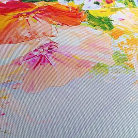 Kép - Virágok, festmény (90x60 cm)