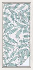 Ablakfólia Szélvédő Adatvédelem Zöld levelek 50x116 cm