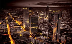 Fotótapéta Éjszakai metropolisz városi szimfónia fények 416x254 +ragasztó