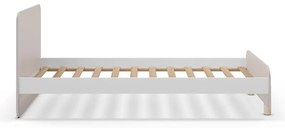 Krémszínű borovi fenyő gyerekágy 90x190 cm Nora – Marckeric