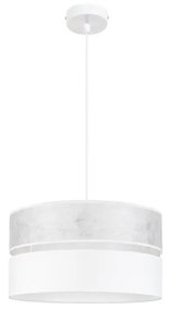 Csillár zsinóron LIMA 1xE27/60W/230V fehér