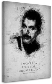 Gario Vászonkép Freddie Mercury - Gab Fernando Méret: 40 x 60 cm