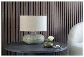 Sötétbarna kerek dohányzóasztal nyárfa dekorral ø 80 cm Boavista – House Nordic