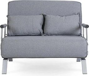 Kétszemélyes dönthető fotel szürke színben BART 2