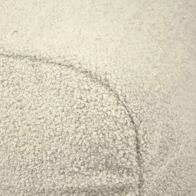 Világosszürke buklé babzsákfotel Plus 50 Lounge – SLOWDOWN