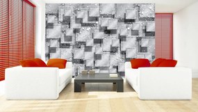 Fotótapéta - Szürke absztrakció (152,5x104 cm)