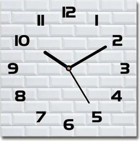 Négyzet alakú üveg falióra Kerámia falióra 30x30