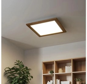 Eglo - LED RGB dimmelhető SALOBRENA-C panel LED/24W/230V barna + távirányító