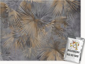 Fotótapéta Levelek A Betonon Bézs Hálószoba Nappali Tapéta 300x210