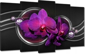 Vászonkép 100x60 Lila leander