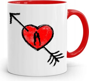 Piros Bögre A Feleség Lányának Kupé nyomott mintával