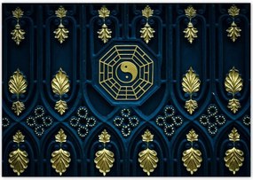 Poszterek 100x70 Absztrakt Arany harmónia