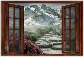 Poszterek 60x40 Hegyi kilátás Tájkép Köd