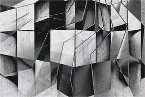 Divatos Flizelin Fali Tapéta Furnér Geometrikus Absztrakt 104x70