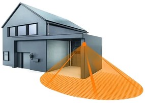 STEINEL 602710 - Kültéri infravörös fali szenzor IS240 antracit IP54