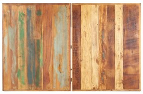 Tömör újrahasznosított fa dohányzóasztal 142 x 90 x 42 cm