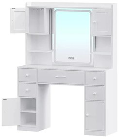 California fésülködő asztal, fehér