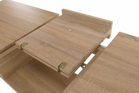Étkezőasztal, tölgy, 160-200x90 cm, BONET NEW TIP 2
