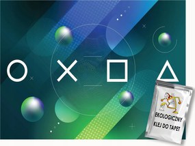 Fotótapéta Flizelina Playstation Szimbólumok Gamer Ps Gaming 250x175 ragasztó