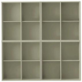 Khaki függő könyvespolc 140x140x27 cm Mistral – Hammel Furniture