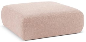 Rózsaszín buklé puff Molino – Micadoni Home