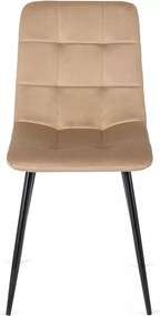 Bézs Bársony Étkezőszék. PERU Belföldi Raktárról