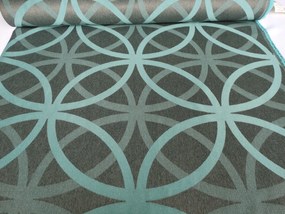 Mg Tk függöny Palac 1J Türkiz/szürke 185 Minőség