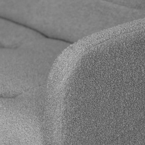 TIVOLI ágyazható kanapé szürke bouclé
