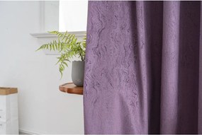 DUNES VELVET sötétítő függöny 140×250 cm, lila Felfüggesztés: Fém gyűrűk
