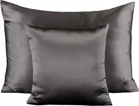 100% Selyem párnahuzat 40x40 párnahuzat Ágyneműhuzat Dark Grey Szürke