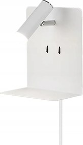 Fali lámpa polccal Element fehér Trio