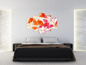 Kép - Narancssárga levelek (150x105 cm)