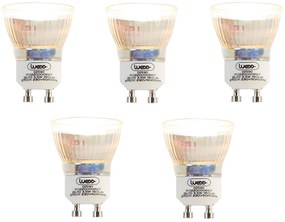 5 db-os GU10 LED izzó szett 35 mm 3,5W 180 lm 2700K