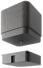 Műanyag virágcserép készlet fűszernövényekhez, 4 db-os -függő Cubiko – Umbra