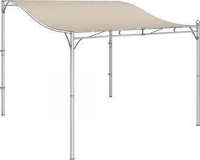 Outsunny pergola pótonyva, 298 × 293 cm – napellenző 3 × 3 m pavilonhoz, krémszínű | Aosom