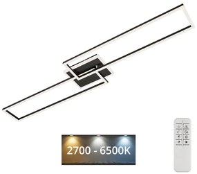 Brilo Brilo - LED Dimmelhető felületre szerelhető csillár FRAME 2xLED/20W/230V 2700-6500K + távirányító BL1295
