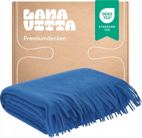 Mohair takaró Meleg Alaszka Pléd Ágytakaró Kék 130×180 cm